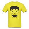 Hulk Face Unisex Classic T-Shirt - yellow
