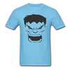 Hulk Face Unisex Classic T-Shirt - aquatic blue