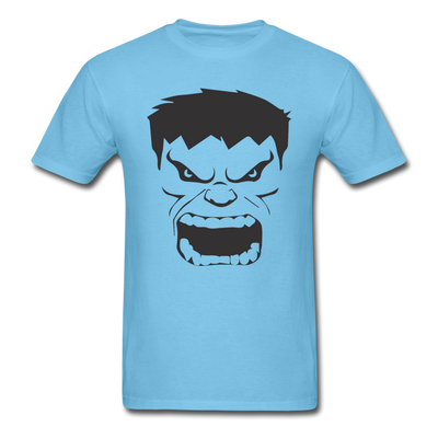 Hulk Face Unisex Classic T-Shirt - aquatic blue