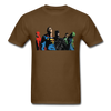 Justice League Unisex Classic T-Shirt - brown