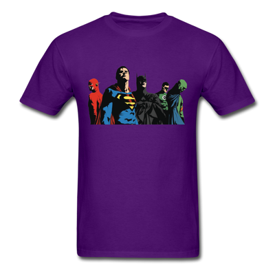 Justice League Unisex Classic T-Shirt - purple