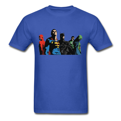 Justice League Unisex Classic T-Shirt - royal blue
