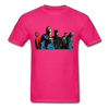 Justice League Unisex Classic T-Shirt - fuchsia