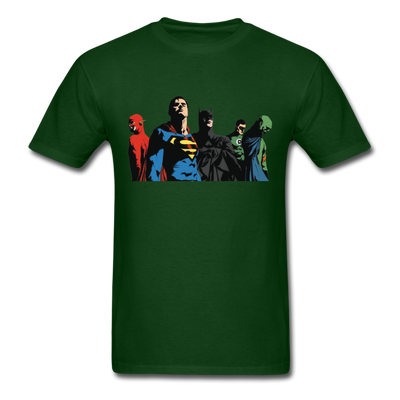 Justice League Unisex Classic T-Shirt - forest green