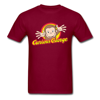Curious George Unisex Classic T-Shirt - burgundy