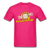 Curious George Unisex Classic T-Shirt - fuchsia