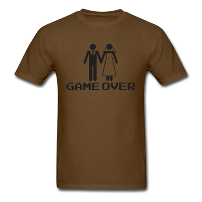 Funny Game Over Unisex Classic T-Shirt - brown