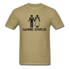Funny Game Over Unisex Classic T-Shirt - khaki
