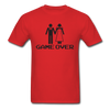 Funny Game Over Unisex Classic T-Shirt - red