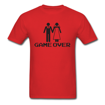 Funny Game Over Unisex Classic T-Shirt - red