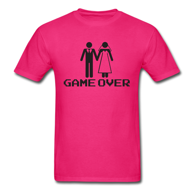 Funny Game Over Unisex Classic T-Shirt - fuchsia