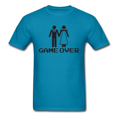 Funny Game Over Unisex Classic T-Shirt - turquoise