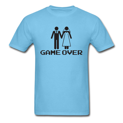 Funny Game Over Unisex Classic T-Shirt - aquatic blue