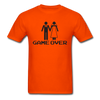 Funny Game Over Unisex Classic T-Shirt - orange
