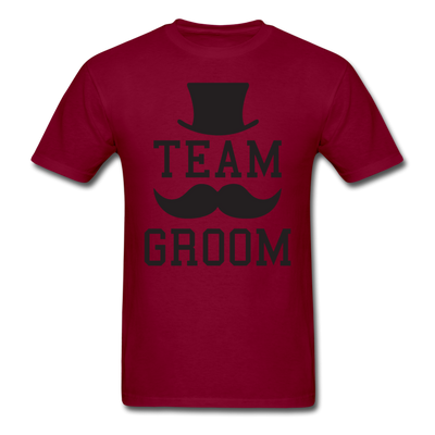 Team Groom Unisex Classic T-Shirt - burgundy