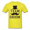 Team Groom Unisex Classic T-Shirt - yellow