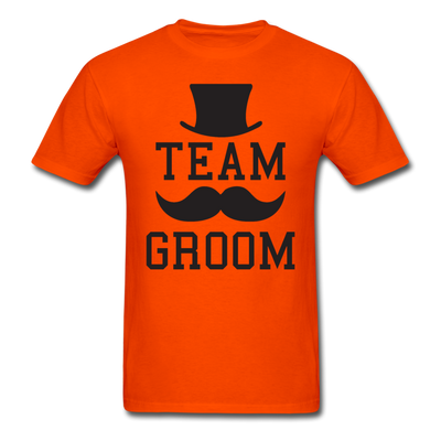 Team Groom Unisex Classic T-Shirt - orange