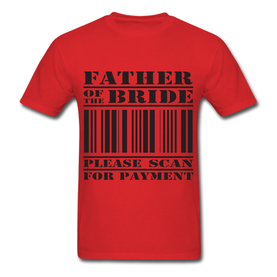Father of the Bride Unisex Classic T-Shirt - red