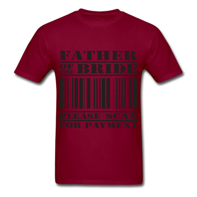 Father of the Bride Unisex Classic T-Shirt - burgundy