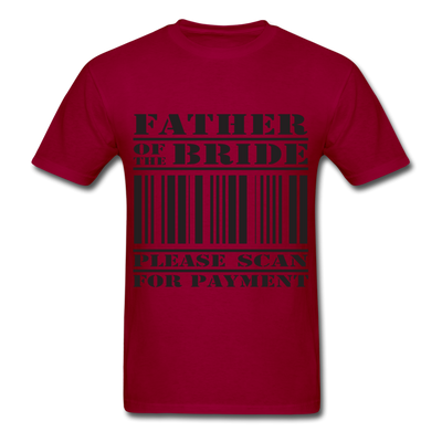 Father of the Bride Unisex Classic T-Shirt - dark red