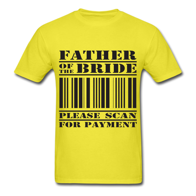 Father of the Bride Unisex Classic T-Shirt - yellow