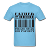 Father of the Bride Unisex Classic T-Shirt - aquatic blue