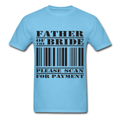 Father of the Bride Unisex Classic T-Shirt - aquatic blue