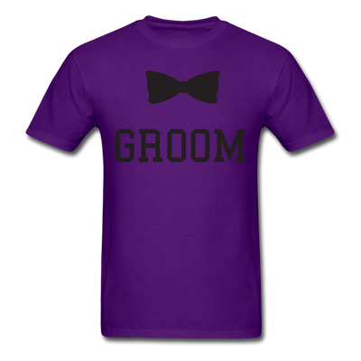 Groom Tie Unisex Classic T-Shirt - purple