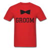 Groom Tie Unisex Classic T-Shirt - red