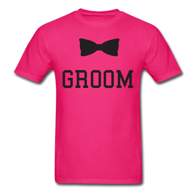 Groom Tie Unisex Classic T-Shirt - fuchsia