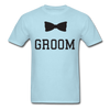 Groom Tie Unisex Classic T-Shirt - powder blue