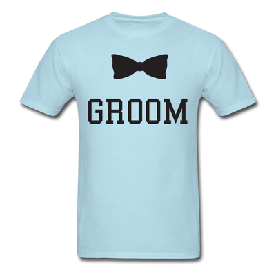 Groom Tie Unisex Classic T-Shirt - powder blue