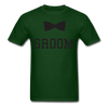 Groom Tie Unisex Classic T-Shirt - forest green