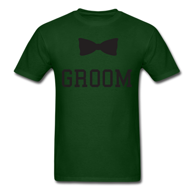 Groom Tie Unisex Classic T-Shirt - forest green