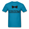 Groom Tie Unisex Classic T-Shirt - turquoise