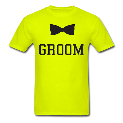 Groom Tie Unisex Classic T-Shirt - safety green