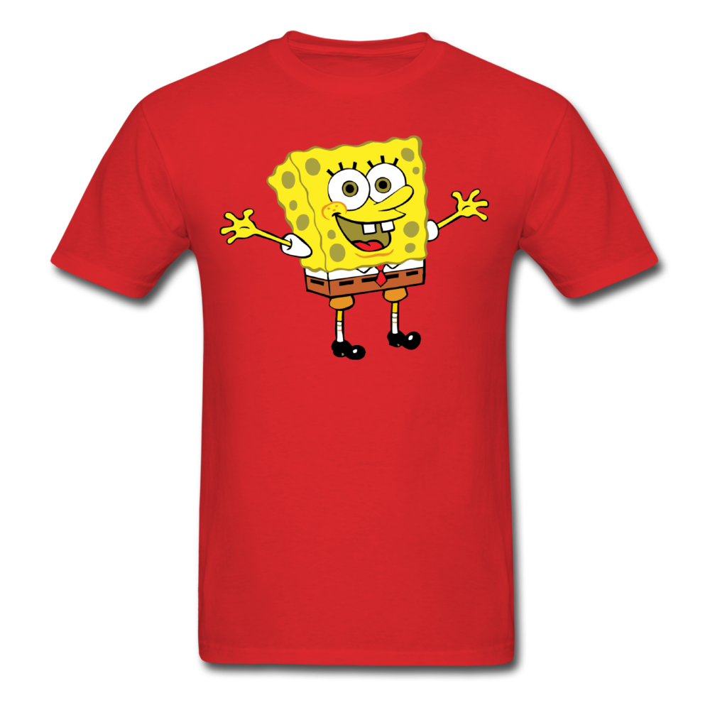 Red spongebob sale shirt