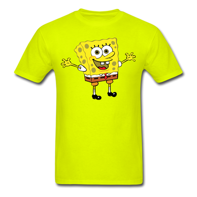 SpongeBob Squarepants Unisex Classic T-Shirt - safety green