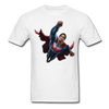 Superman Flying Up Unisex Classic T-Shirt - white