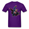 Superman Flying Up Unisex Classic T-Shirt - purple