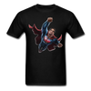 Superman Flying Up Unisex Classic T-Shirt - black