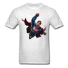 Superman Flying Up Unisex Classic T-Shirt - light heather gray