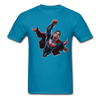 Superman Flying Up Unisex Classic T-Shirt - turquoise