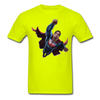 Superman Flying Up Unisex Classic T-Shirt - safety green