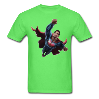Superman Flying Up Unisex Classic T-Shirt - kiwi