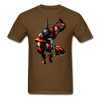 Deadpool Pose Unisex Classic T-Shirt - brown