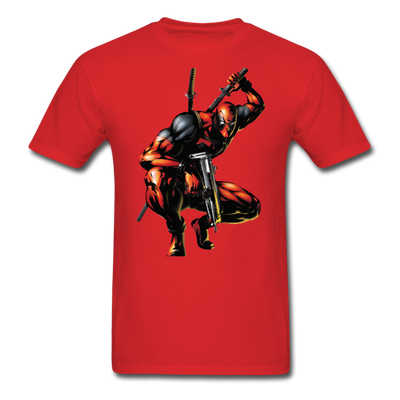 Deadpool Pose Unisex Classic T-Shirt - red