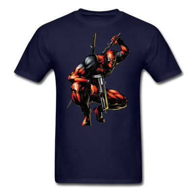 Deadpool Pose Unisex Classic T-Shirt - navy