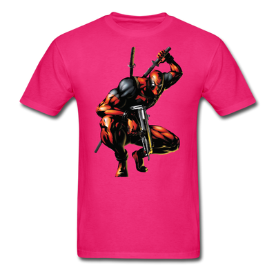 Deadpool Pose Unisex Classic T-Shirt - fuchsia