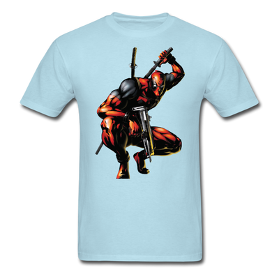Deadpool Pose Unisex Classic T-Shirt - powder blue